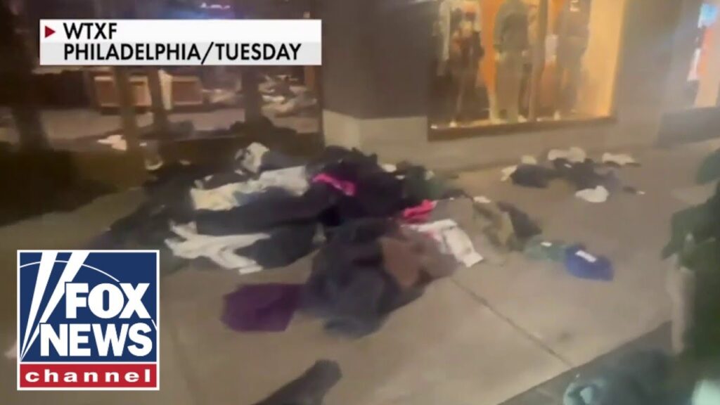 Teen mob ransacks retailers across major city