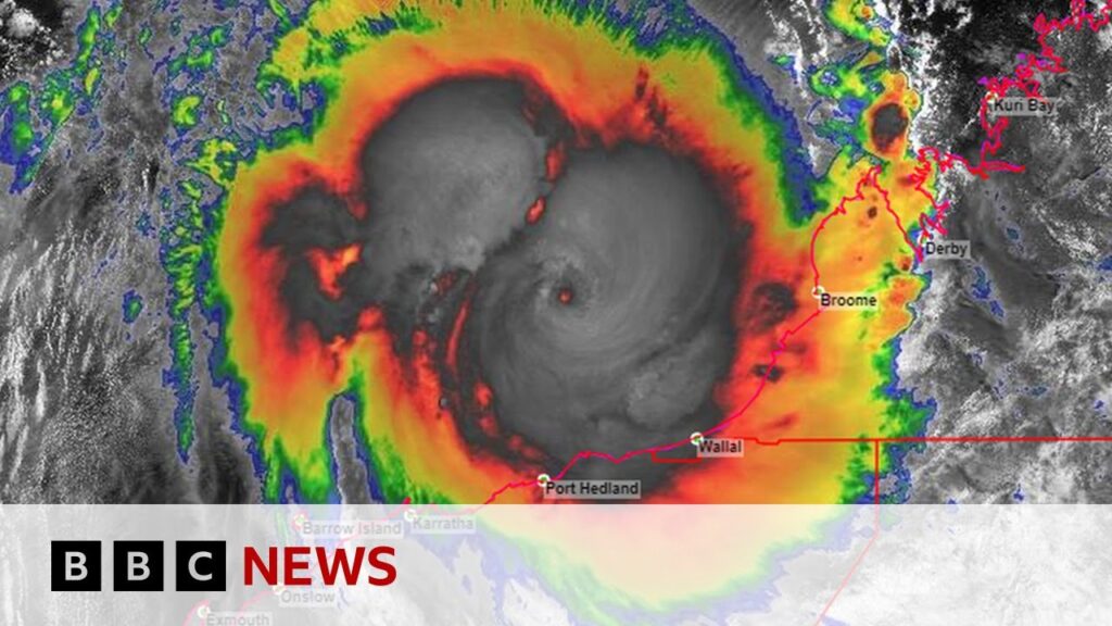 Powerful storm Cyclone Ilsa hits Western Australia – BBC News