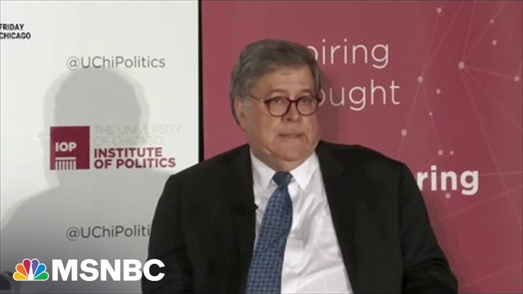 Bill Barr warns of ‘retribution,’ ‘chaos’ in second Trump presidency