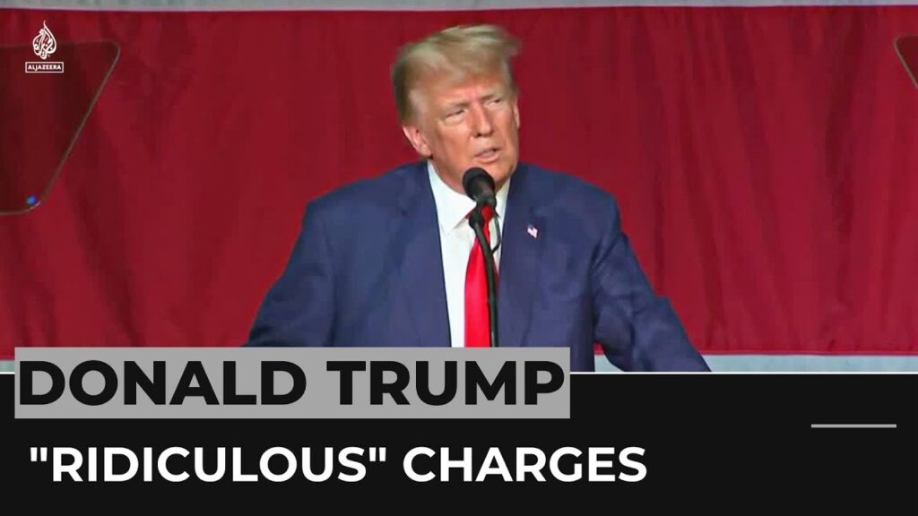 Former US President Donald Trump blasts indictment