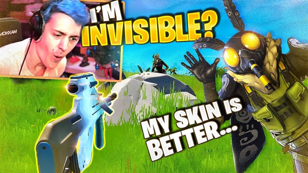 YOU CAN TURN INVISIBLE WITH THIS SKIN! W/ Reverse2k (Fortnite Battle Royale)