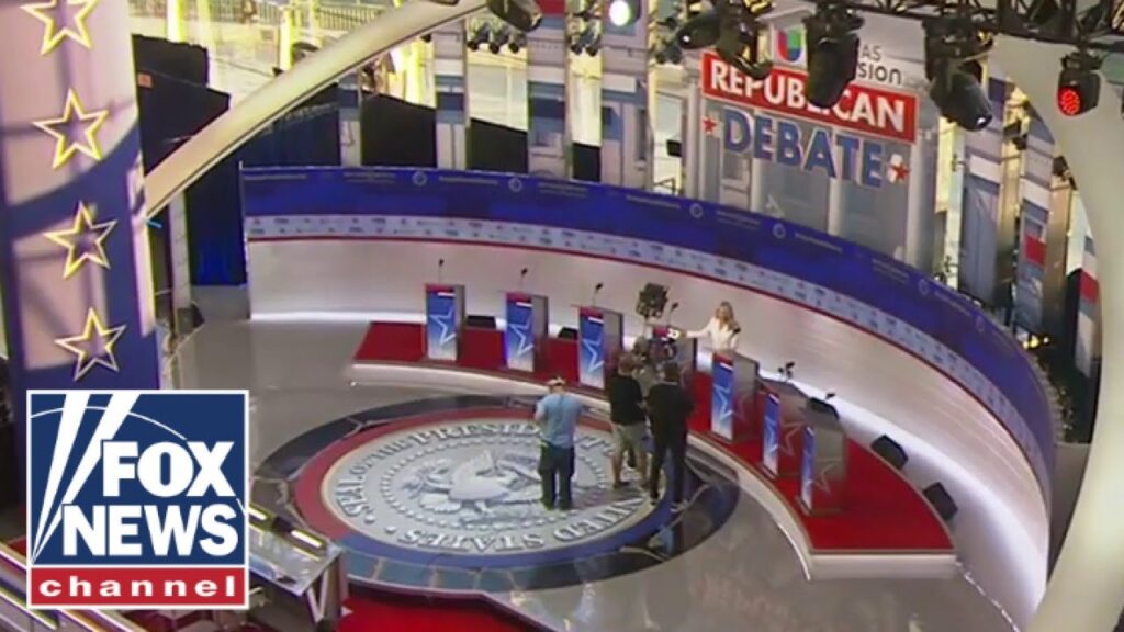 Watch the Republican debate: Dana Perino reveals stage setup