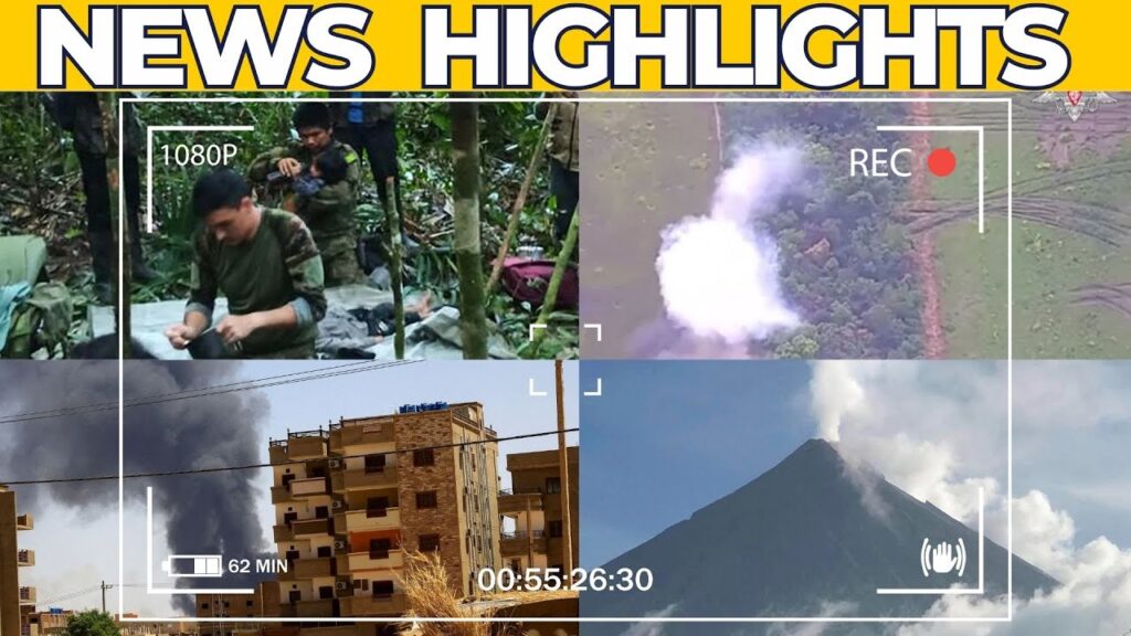 Headlines – Colombia plane crash | Ukraine counteroffensive | Sudan ceasefire | Trump indictment