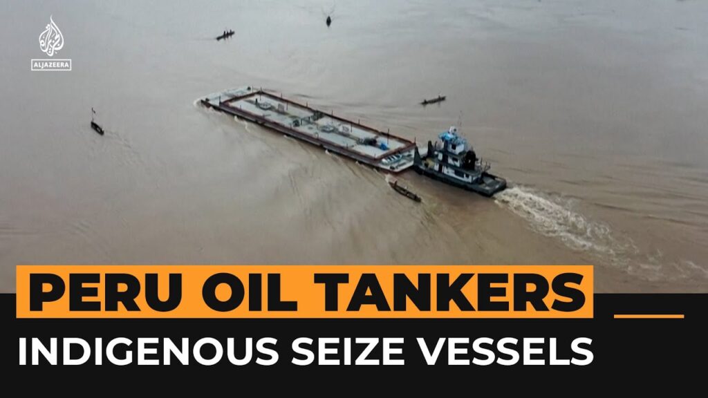 Watch Indigenous protesters seize oil tankers in Peru | AJ #Shorts