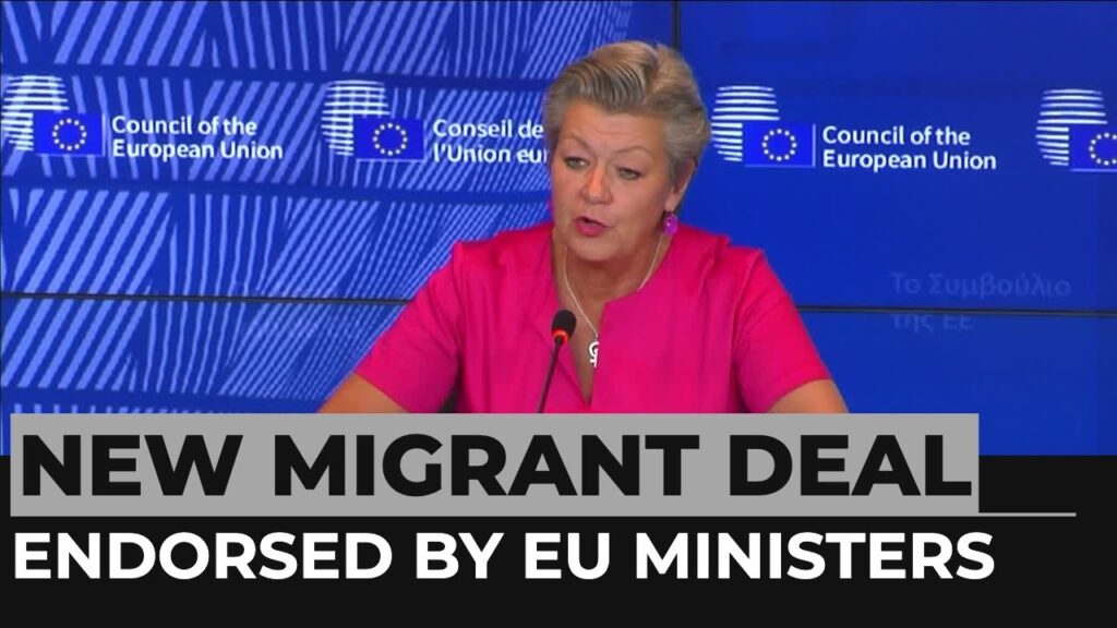 EU ministers endorse new migrant deal