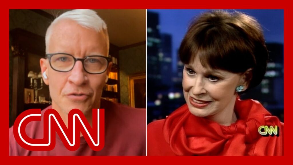 Anderson Cooper reacts to decades-old CNN clip of his mother