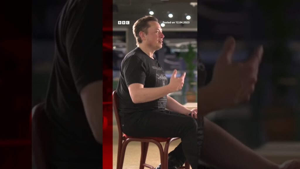 Musk asked about labelling BBC Twitter account ‘government funded’. #Shorts #ElonMusk #BBCNews