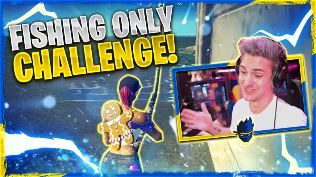 Fishing ONLY Challenge in Fortnite Chapter 2 – W/ VALKYRAE, BASICALLYIDOWORK & JORDAN FISHER