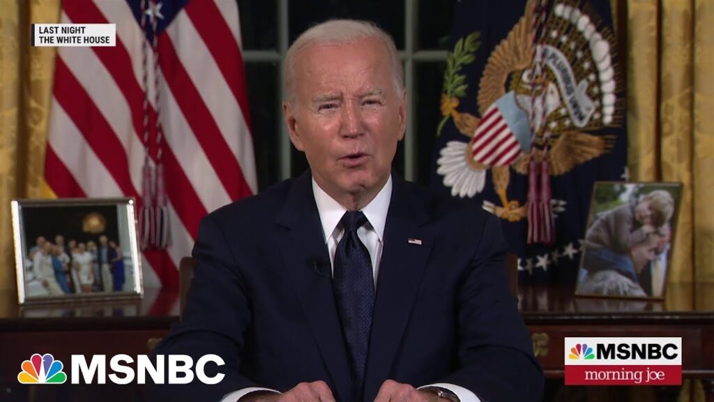 Joe: Last night Biden gave a historic speech