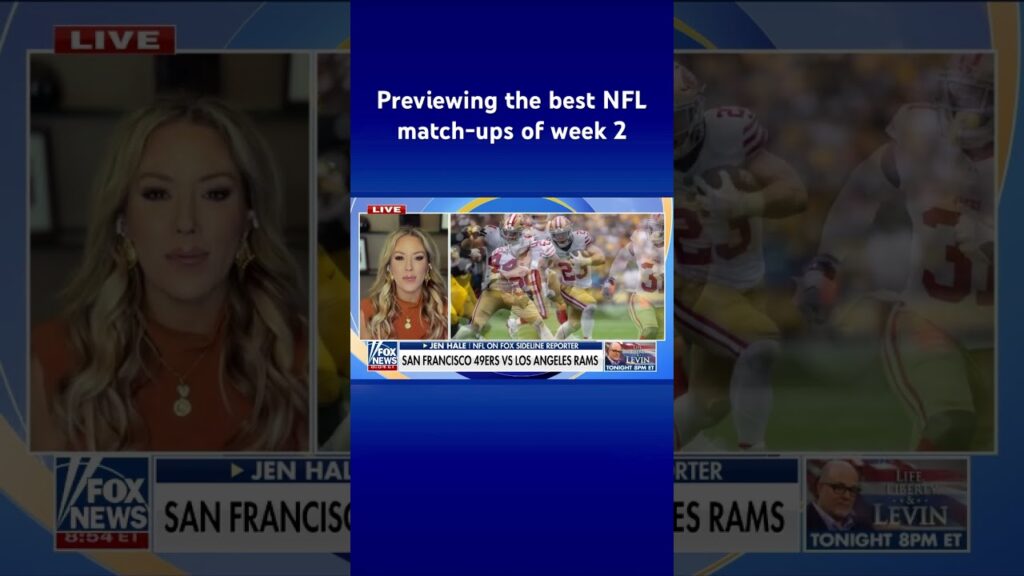 NFL sideline reporter previews, makes predictions for the top games of week 2 #shorts