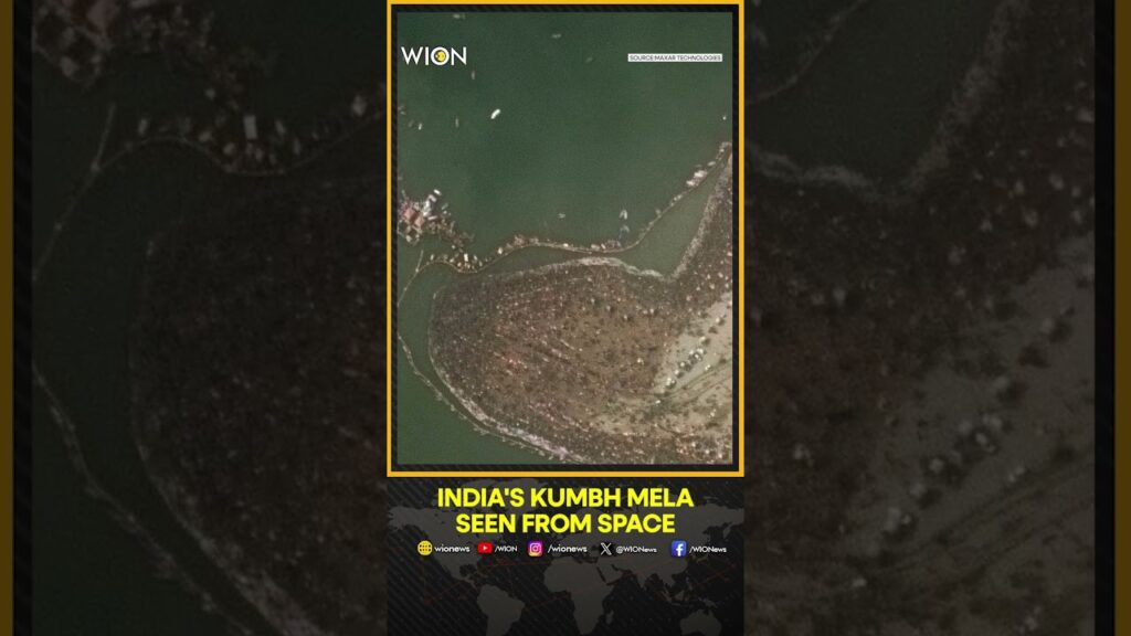 Satellite Images Show Crowd At India’s Kumbh Festival After Stampede | WION Shorts