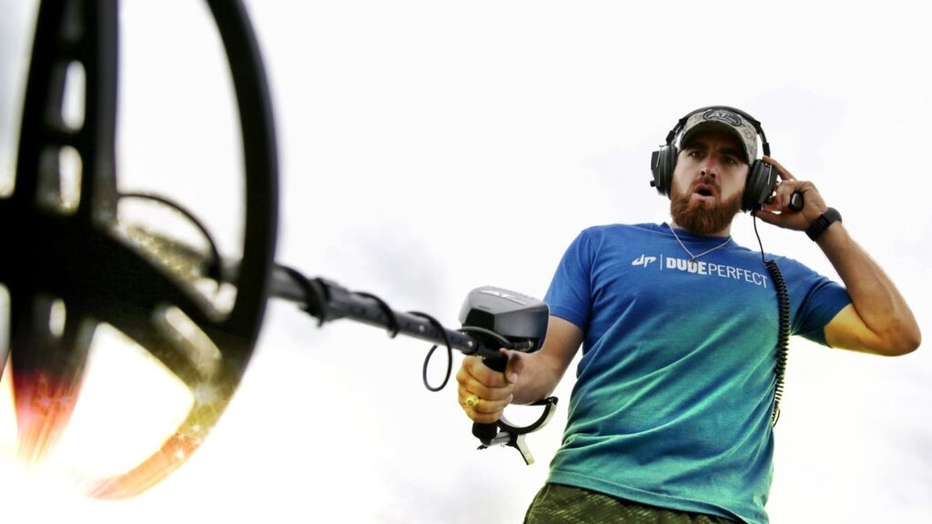 Metal Detector Battle | Dude Perfect