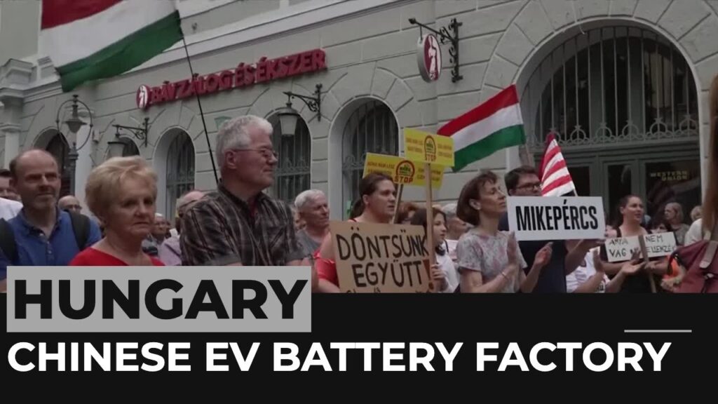 Chinese EV battery factory sparks water shortage fears in Hungary