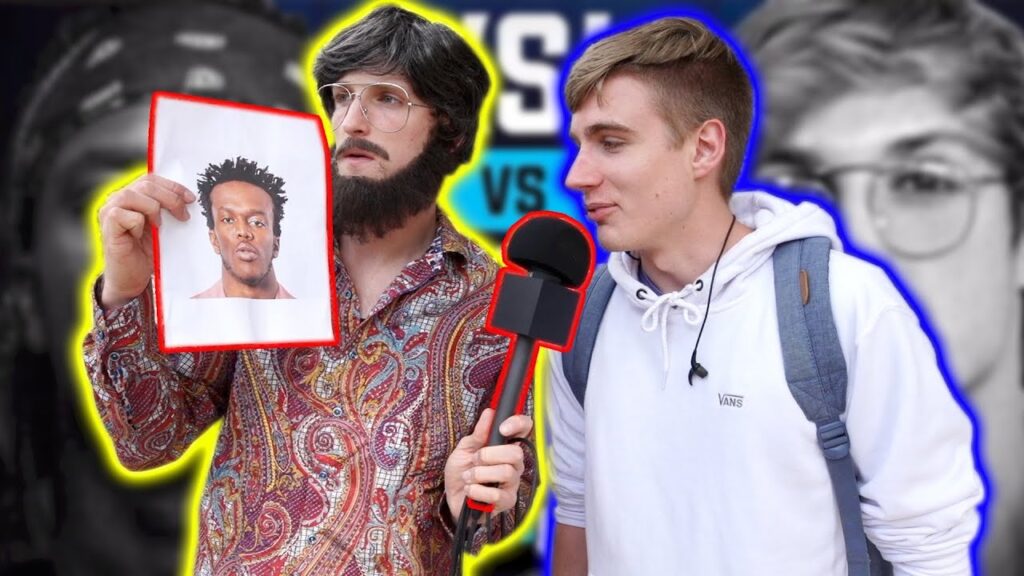 ASKING COLLEGE STUDENTS WHO WILL WIN THE KSI VS. LOGAN PAUL FIGHT! (disguised)