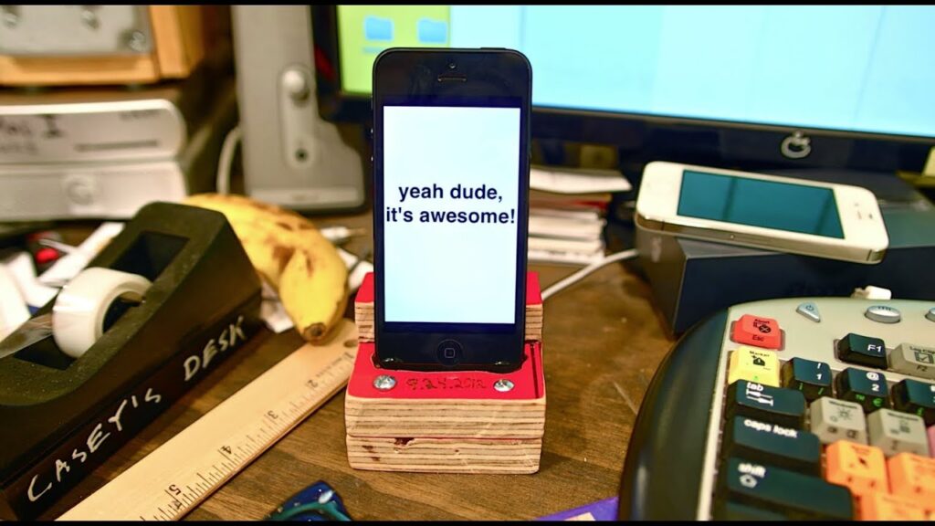 Build an iPhone 5 dock for 