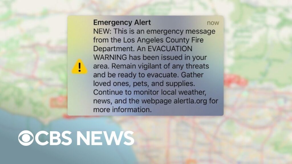 False evacuation alerts in Los Angeles