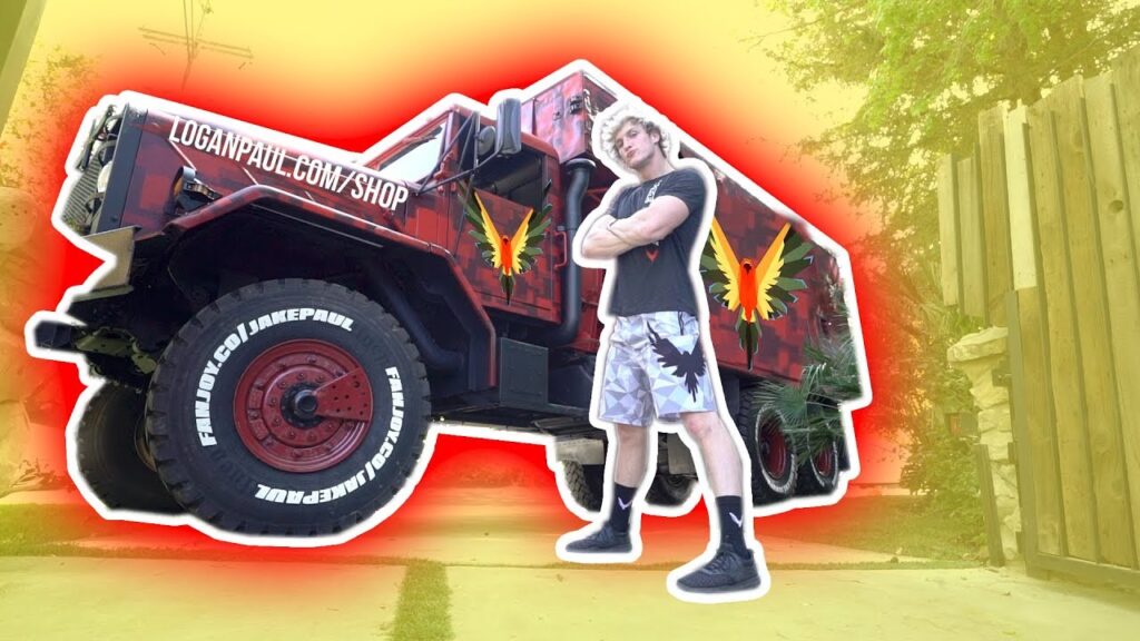 I STOLE JAKE PAUL’S NEW MERCH TRUCK!