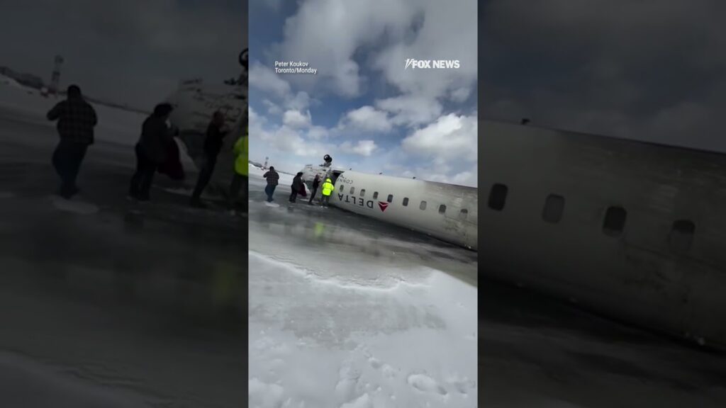 Plane crash survivor shares real-time video of evacuation