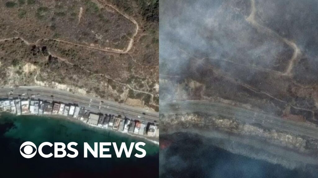 California wildfire before and after images show damage, but look out for fake pictures online