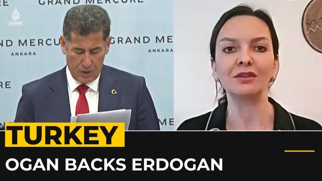 Turkey elections: Ogan backs president Erdogan