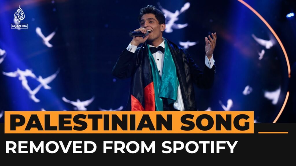 Spotify removes Palestinian song for ‘inciting Israel’ | Al Jazeera Newsfeed