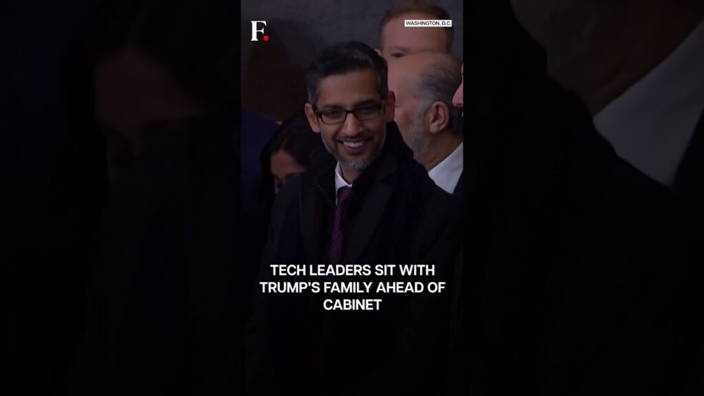 Trump Inauguration: Musk, Zuckerberg, Bezos Sit Ahead Of Cabinet Members | Subscribe To Firstpost