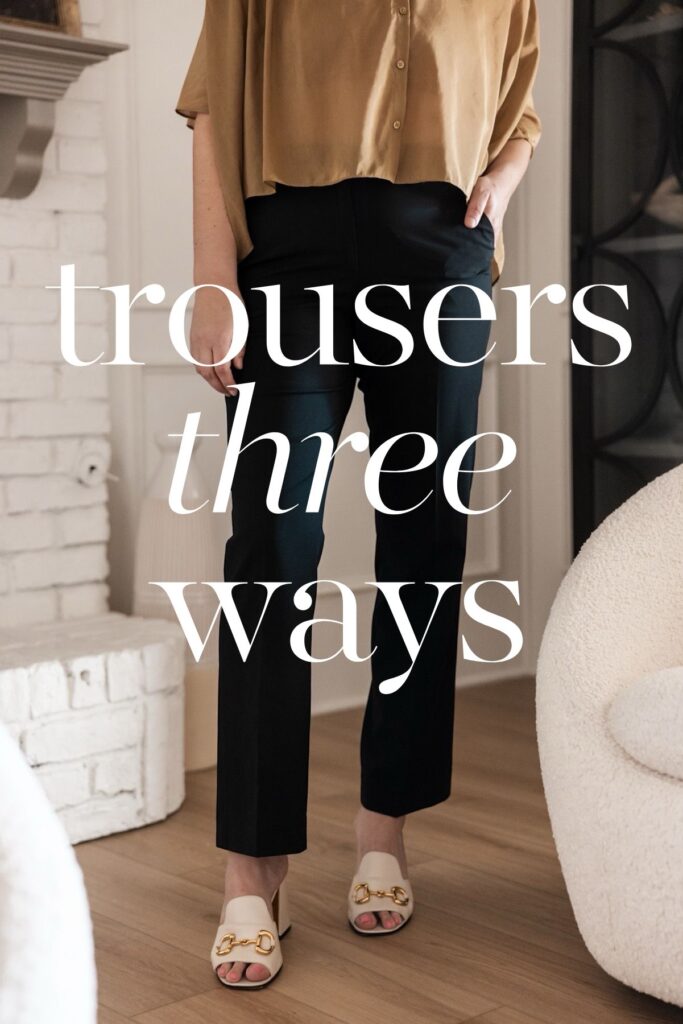 Trousers Three Ways | kendi everyday