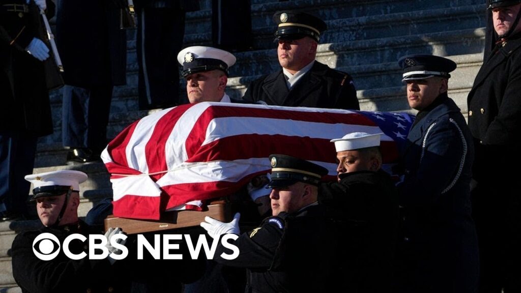 Jimmy Carter’s casket leaves the Capitol