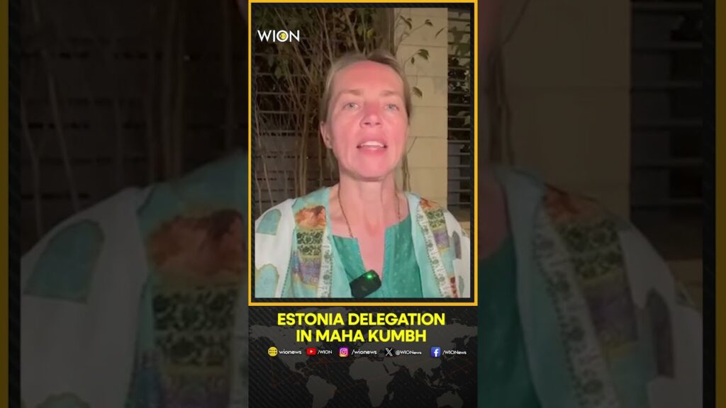 Estonia Delegation Visits Maha Kumbh Mela, Praises Preparations | WION Shorts