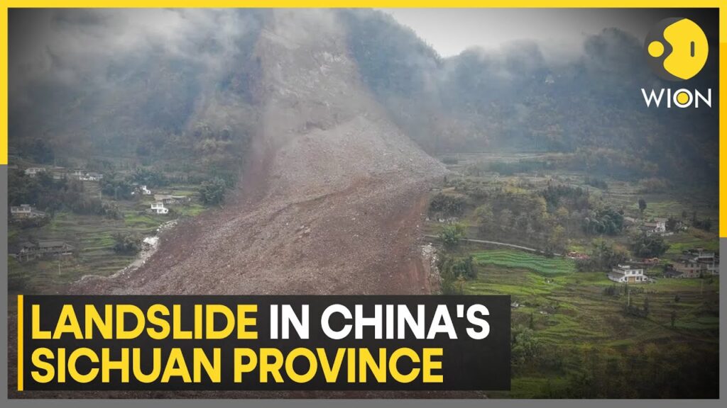 China Landslide: Massive Landslide Strikes Sichuan, China—Homes Buried, Dozens Missing | WION