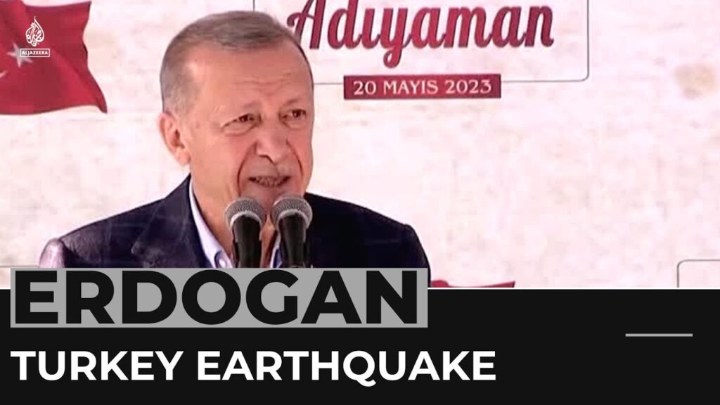 Erdogan campaign trail: President visits earthquake-hit region