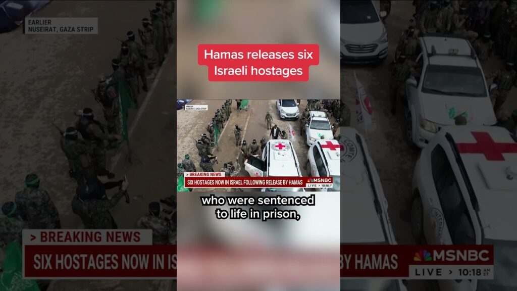 Hamas releases six Israeli hostages