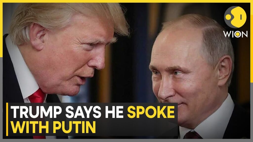 Trump Says He Spoke To Putin | Ukraine | USA News | World News | WION