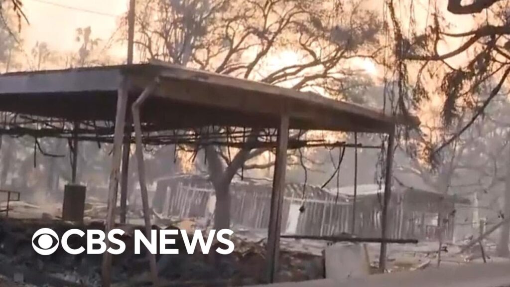 Buildings gutted in Altadena as Eaton Fire remains active