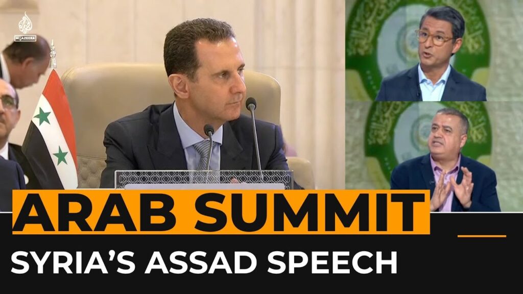 Syria’s Assad speaks at Arab League Summit