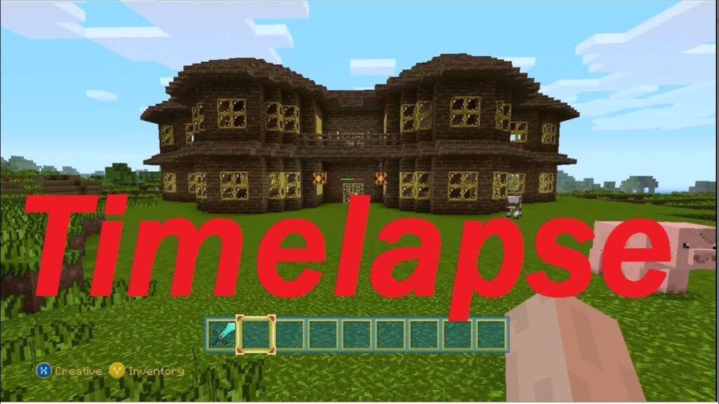 Minecraft Mansion Timelapse