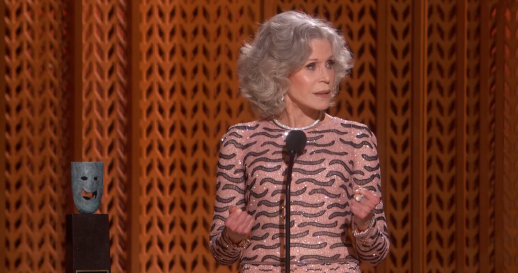 Jane Fonda Got Political in SAG Lifetime Achievement Speech