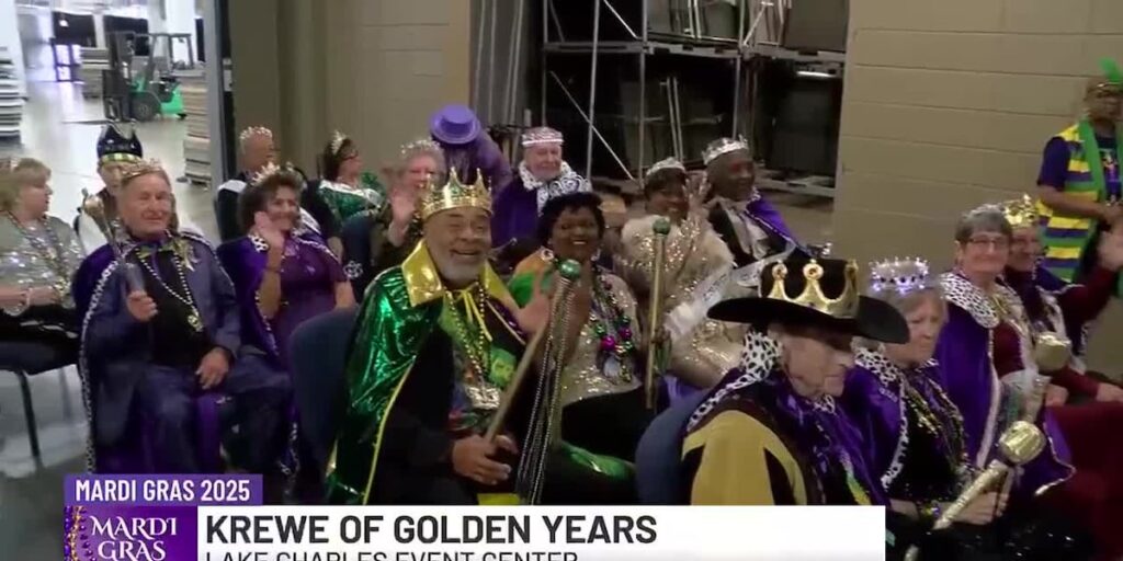 Krewe of Golden Years Gala provides Mardi Gras entertainment for seniors of Southwest Louisiana