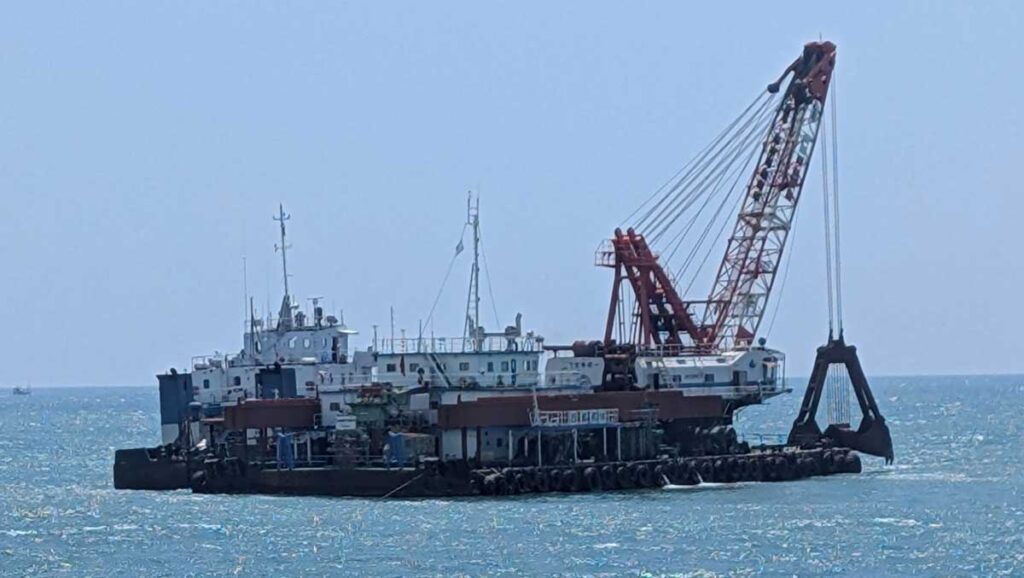 Sri Lanka’s Hambantota Port dredges silt to maintain depth