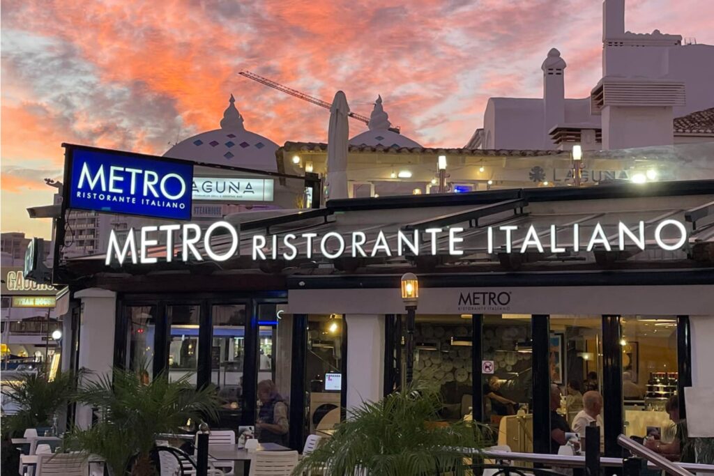 GIVEAWAY: Win a FREE Italian meal for two at the fantastic Metro Ristorante in Benalmadena