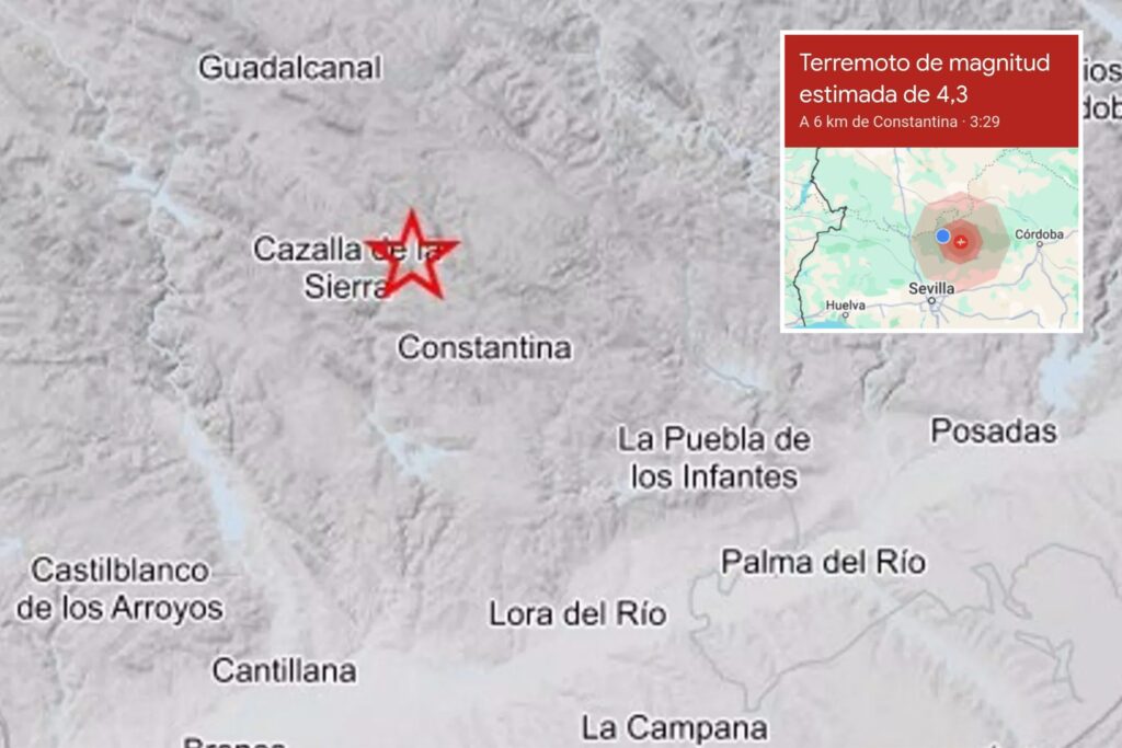 Earthquake rocks Spain’s Andalucia: Alerts are sent to phones and ‘terrified’ locals report ‘houses shaking and furniture moving’