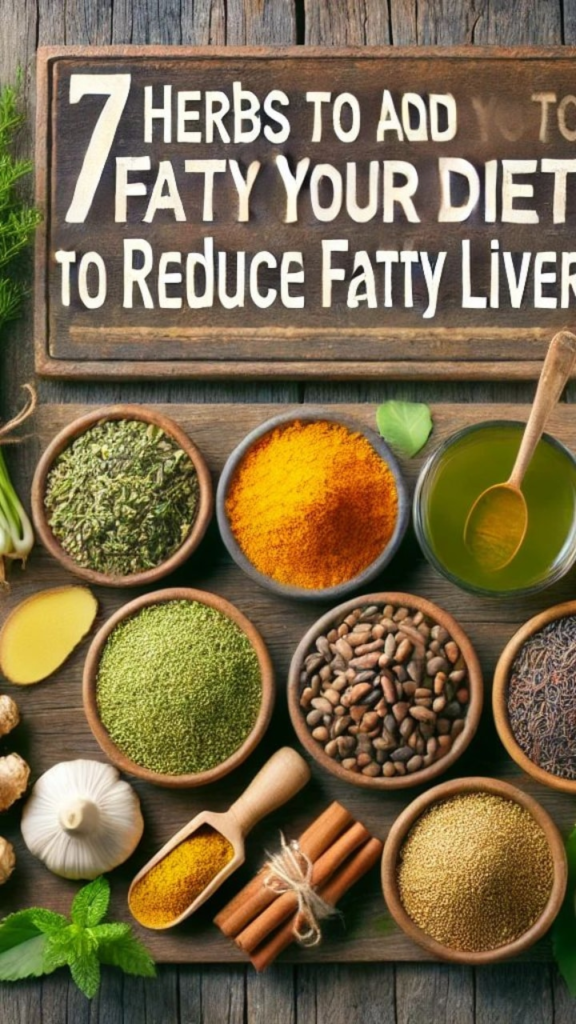 7 herbs to add to your diet to reduce fatty liver