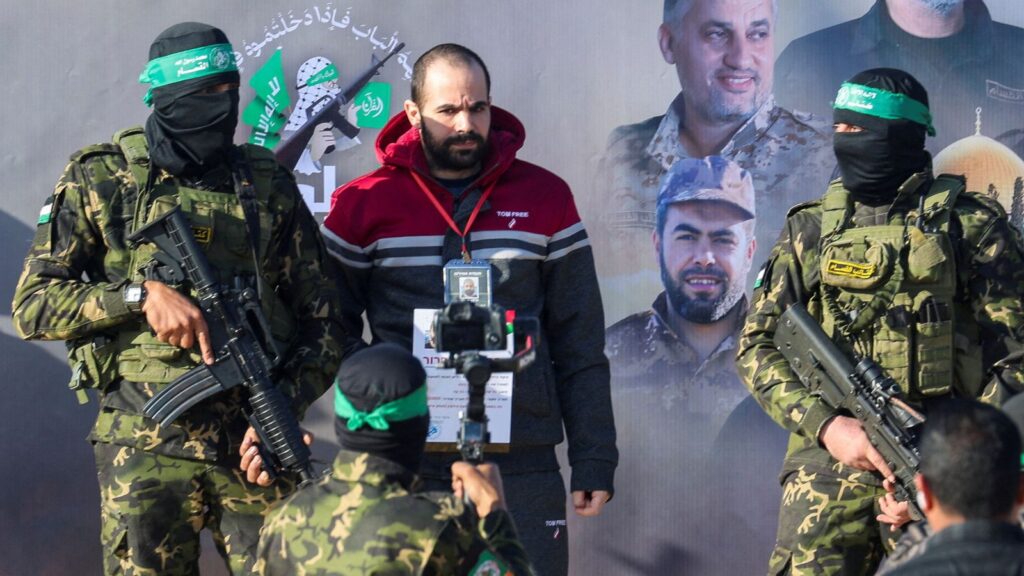 Two Israeli hostages released in Gaza – as third set to be freed | World News