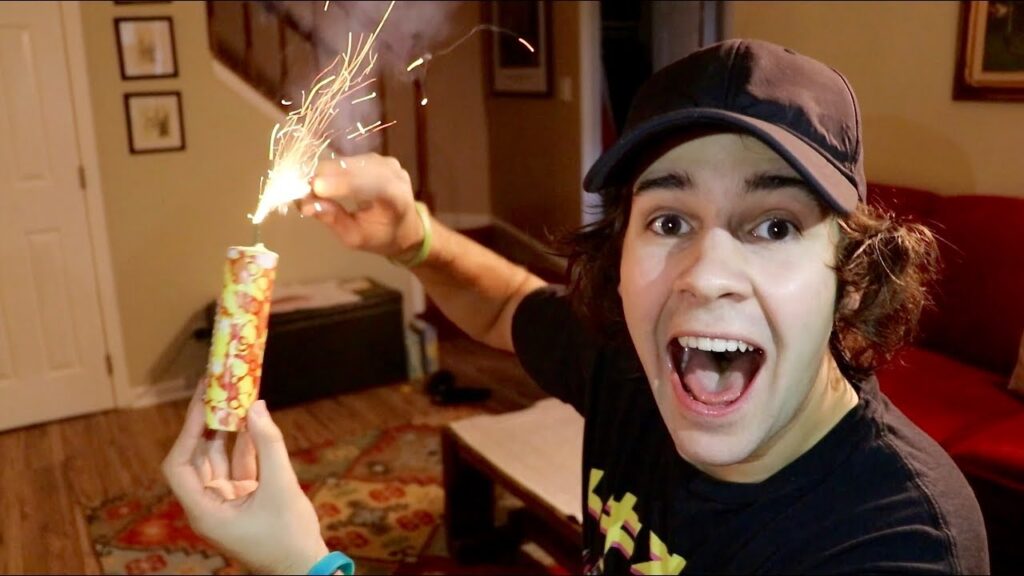 LIGHTING A FIREWORK INSIDE THEIR HOME!!