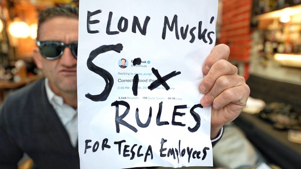 Elon Musk’s Six Rules for Tesla Employees