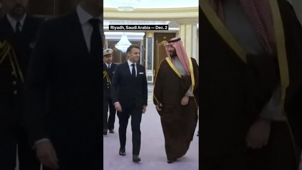 France’s Macron meets with Saudi Arabia’s Crown Prince MBS