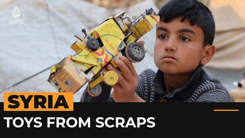 Displaced Syrian boy creates stunning homemade toys from scraps | Al Jazeera Newsfeed