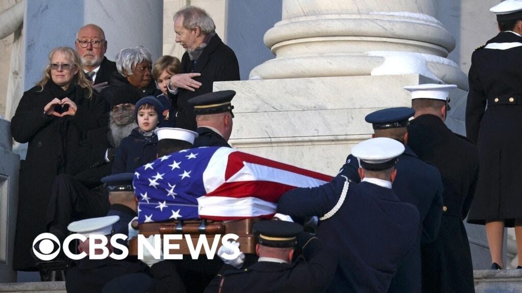 Jimmy Carter’s casket taken into U.S. Capitol