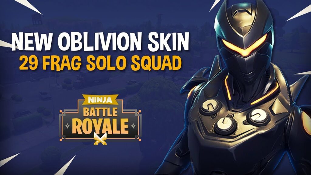 NEW Oblivion Skin!! 29 Frag Solo Squad!! – Fortnite Battle Royale Gameplay – Ninja