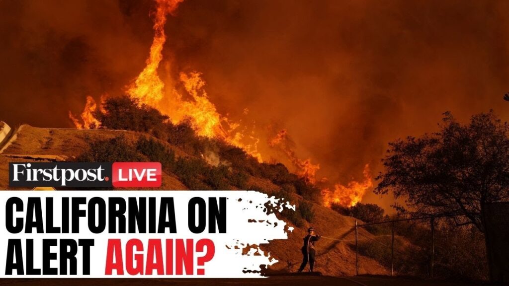 Wildfire in California LIVE: Amid Gusty Winds, Wildfire Risk Grows in Los Angeles | California Fires